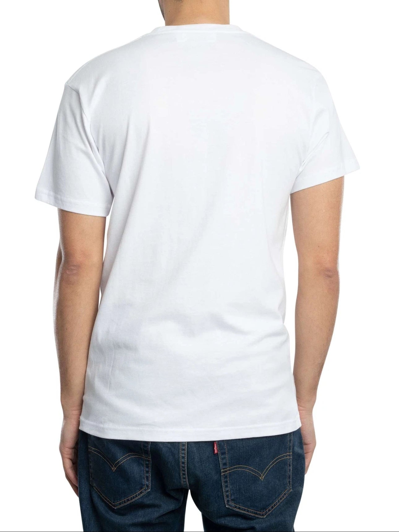 Vans Men's Left Chest Logo T-Shirt, White, Size XS