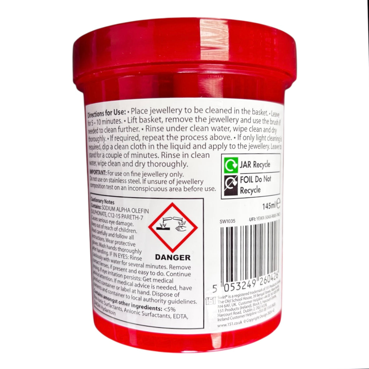 Swirl Jewellery Cleaner 145ml