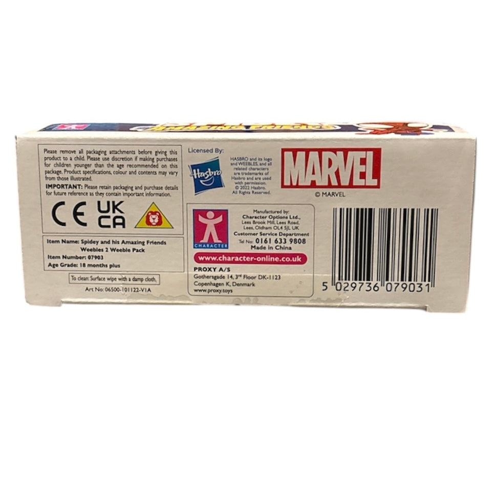 Marvel Spidey & His Amazing Friends Weebles 4 Figure Pack