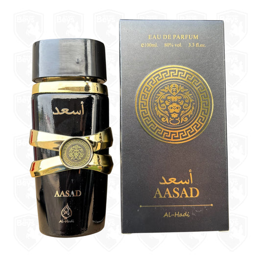 Aasad Black Eau De Parfum Body Spray 100ml by Al-Hadi