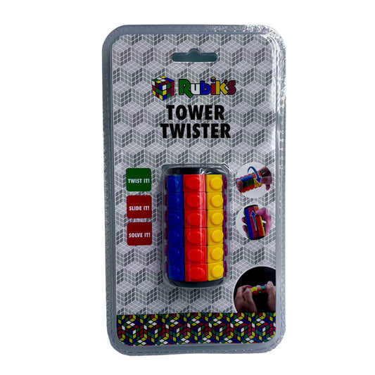 Rubik’s Cube Tower Twister Puzzle Genuine Brain Teaser Game Fidget SEN Stim ASD