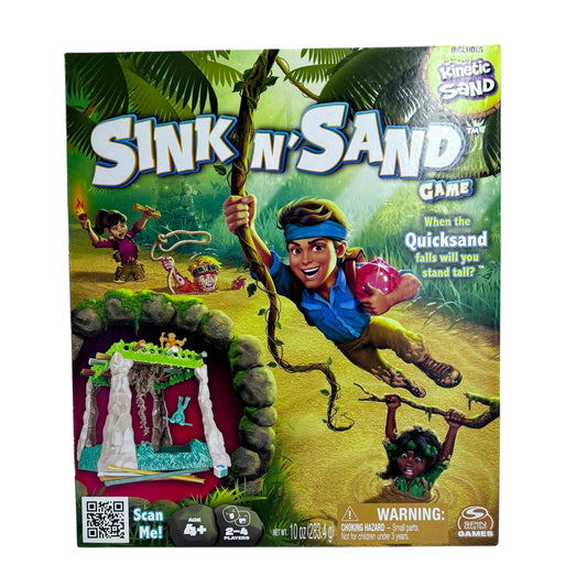 Sink N' Sand Board Game for Kids Quicksand with Kinetic Sand