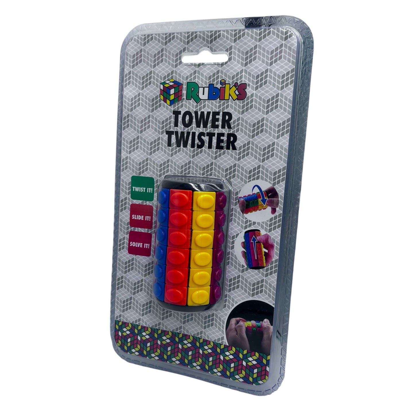Rubik’s Cube Tower Twister Puzzle Genuine Brain Teaser Game Fidget SEN Stim ASD