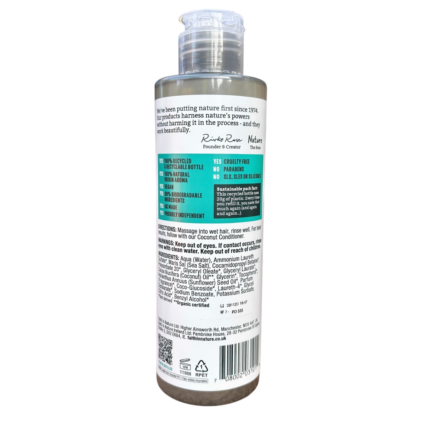 Faith in Nature Coconut Shampoo & Body Wash BUNDLE, 300ml