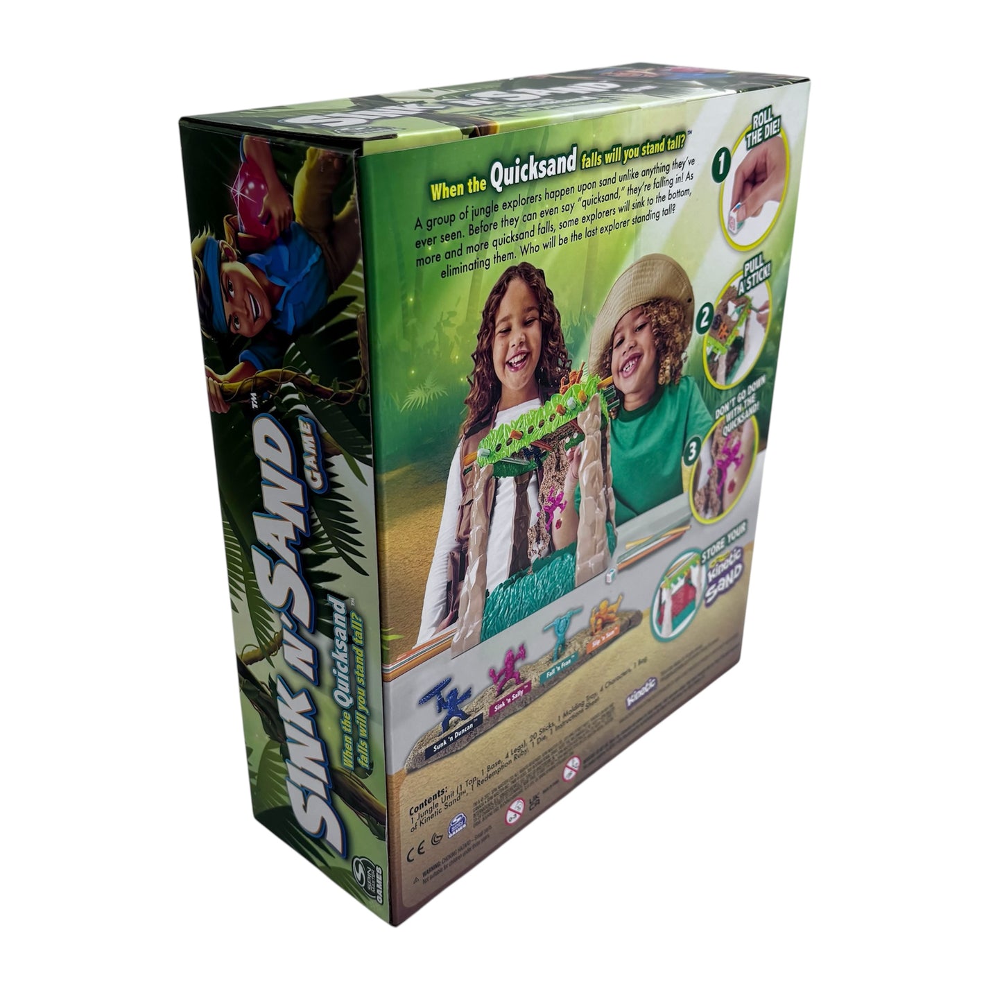 Sink N' Sand Board Game for Kids Quicksand with Kinetic Sand