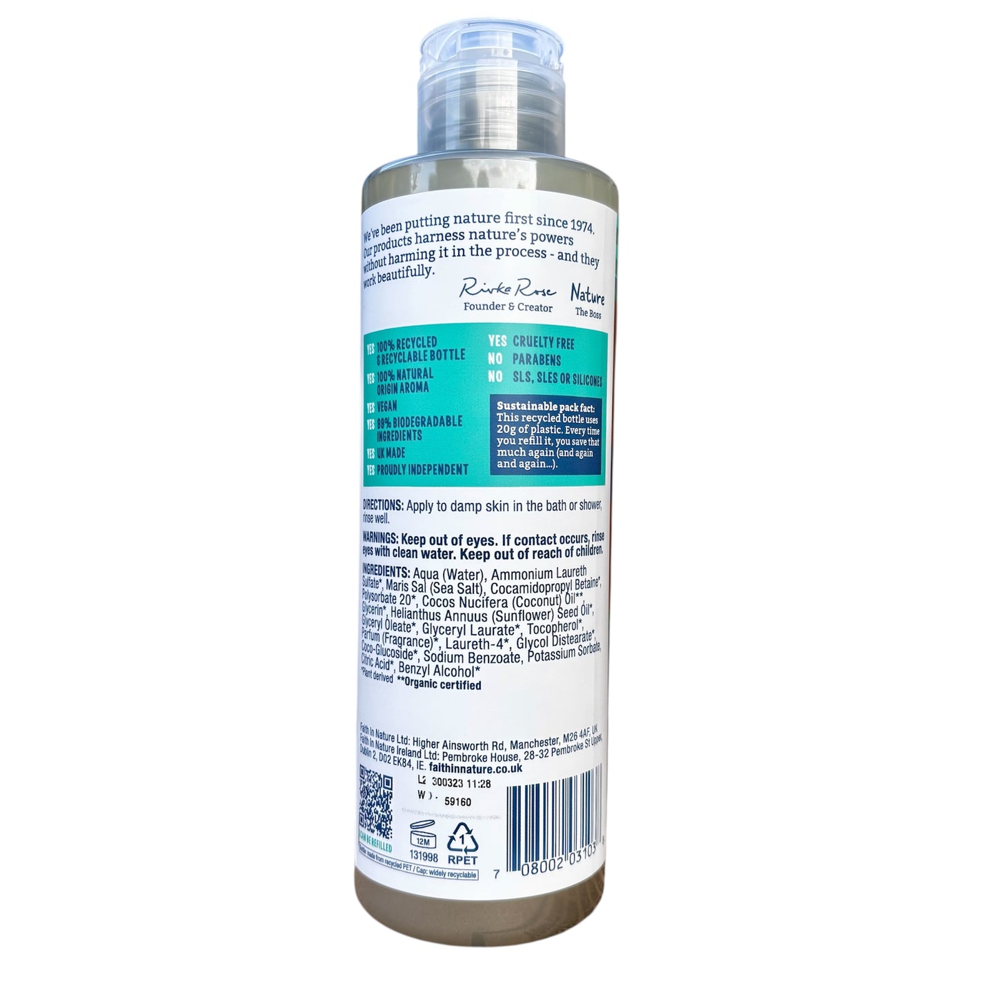 Faith in Nature Coconut Shampoo & Body Wash BUNDLE, 300ml