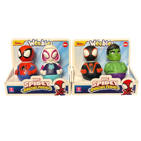 Marvel Spidey & His Amazing Friends Weebles 4 Figure Pack