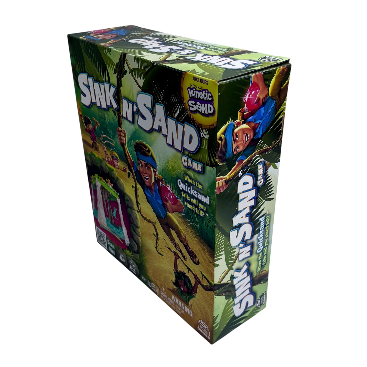 Sink N' Sand Board Game for Kids Quicksand with Kinetic Sand
