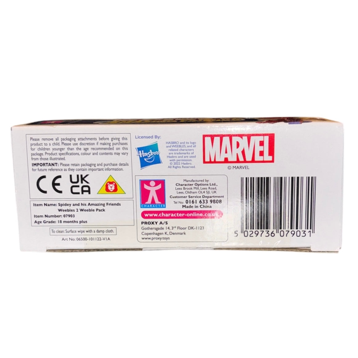 Marvel Spidey & His Amazing Friends Weebles 4 Figure Pack